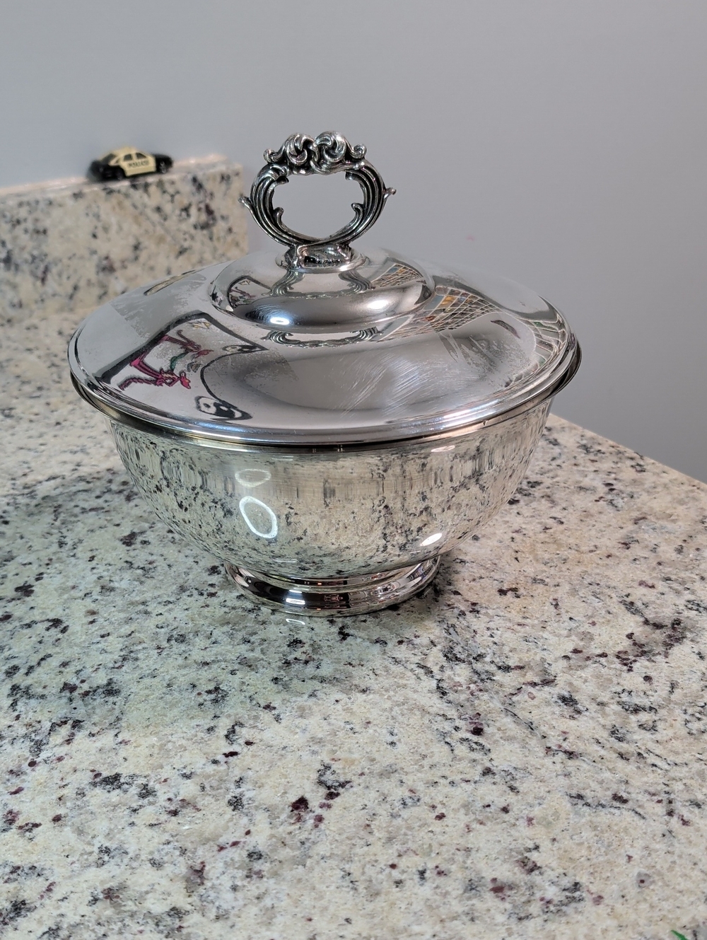 Vintage Large Reed & Barton Silver-Plated Serving Dish With Lid